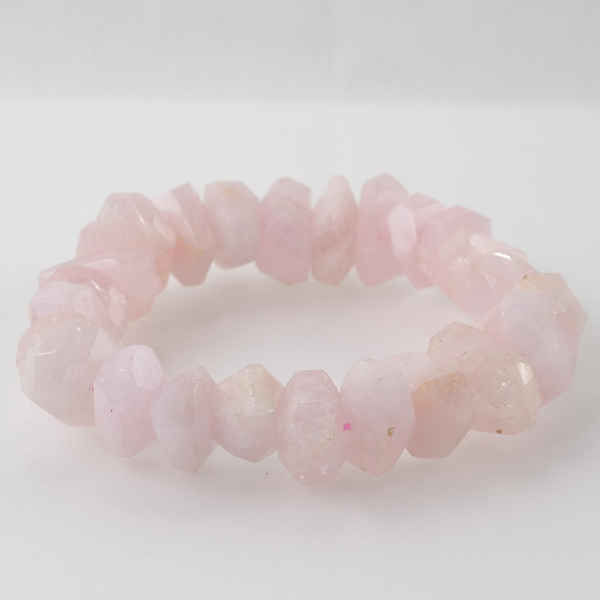 モルガナイト ブレスレット ローズベリル ブレス モルガン石 Morganite Bracelet メンズ レディース 一点物 [送料無料] 111-2736