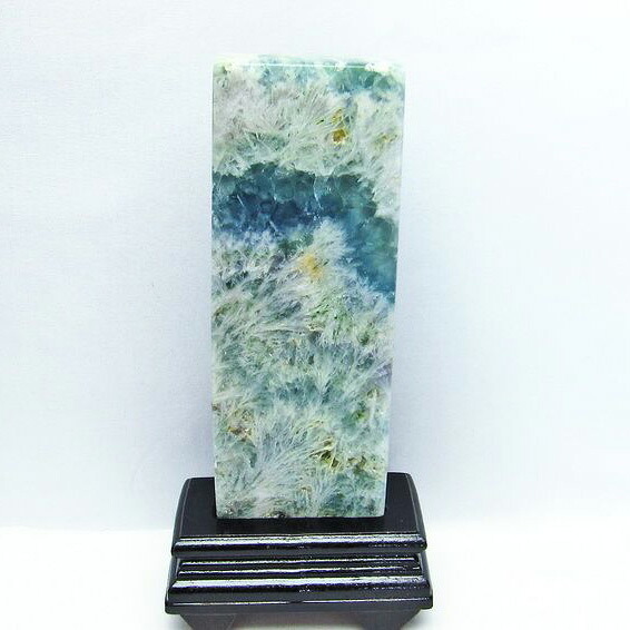 エンジェルフェザー フローライト 原石 fluorite フローライト 磨き石 螢石 蛍石 置物 ほたる石 インテリア 台座付属 一点物 送料無料 181-1908｜天然石・パワーストーンの東昇