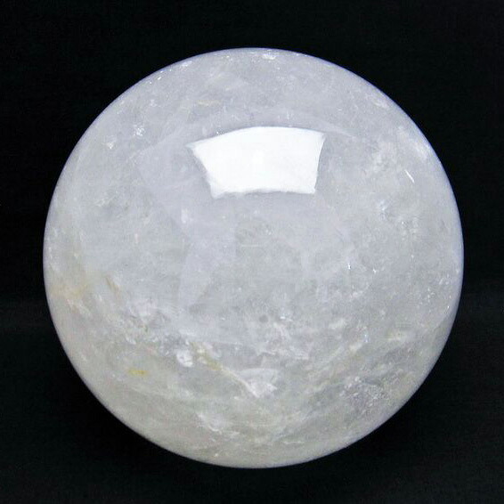5.4Kg 水晶 丸玉 スフィア 160mm 台座付属 crystal quartz ornament 水晶玉 丸 すいしょう 地鎮祭 天然石 一点物 送料無料 161-343
