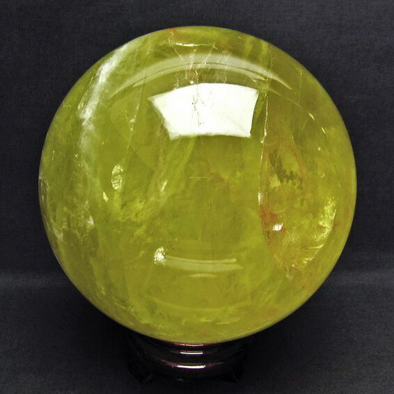楽天市場】シトリン 丸玉 78mm 台座付属 シトリンクォーツ