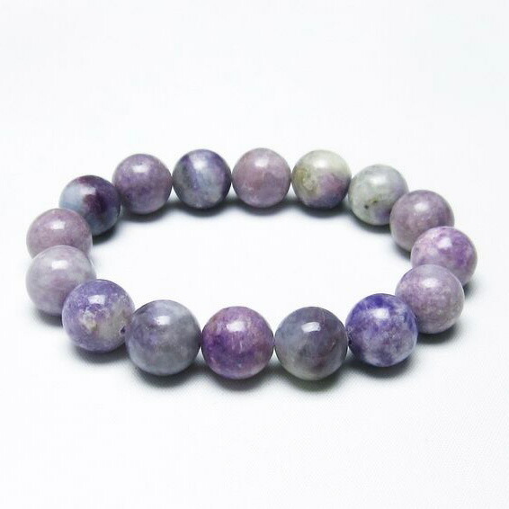 ハックマナイト ブレスレット 13mm ハックマン石 ブレス Hackmanite Bracelet テネブレッセンス 紫外線で色が変わる カラーチェンジ メンズ レディース 一点物 [送料無料] 111-22823