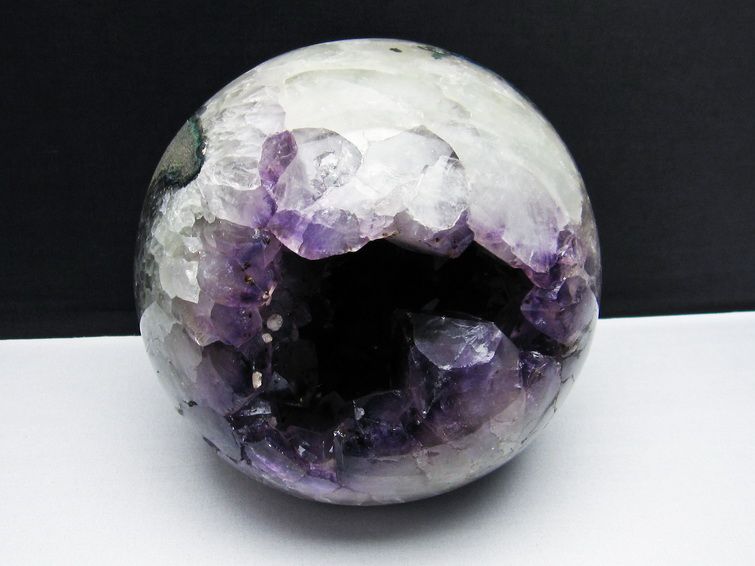 正規販売店】 9Kg アメジスト 笑口丸玉 ブラジル産 紫水晶 Amethyst