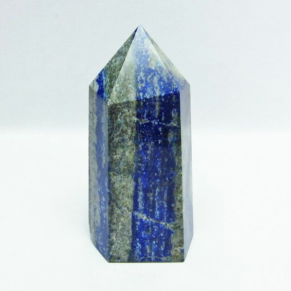 ラピスラズリ 六角柱 瑠璃 原石 置物 lapis lazuli ポイント ornament インテリア メンズ レディース 一点物 152-1482