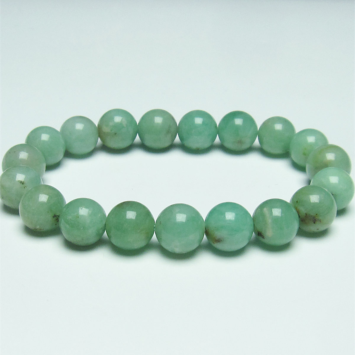 \割引対象品/ エメラルド ブレスレット 11mm bracelet 一点物 送料無料 111-26067