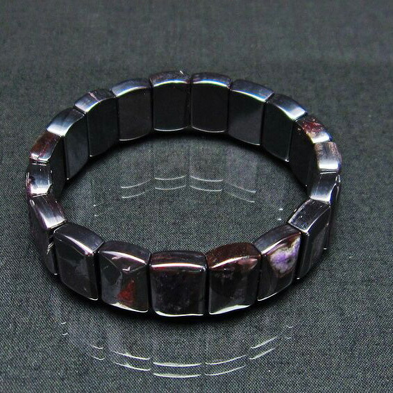 スギライト バングル ブラックスギライト 杉石 ルブライト sugilite bangle メンズ レディース 一点物 [送料無料] 111-28360