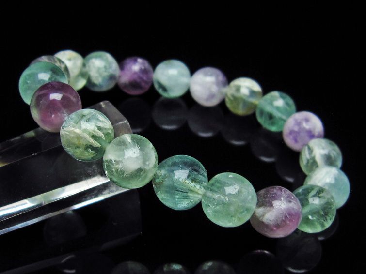 エンジェルフェザー フローライト 1 10 11mm 111-28852 Fluorite M便 bracelet パワーストーン ブレス  ブレスレット メール便可 一点物 天然石 蛍石 螢石 最新アイテム ブレスレット