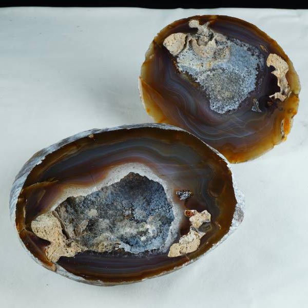 3.6Kg トレジャーメノウ アゲート 財宝メノウ 聚宝盆瑪瑙 ジオード 原石 agate アゲット パワーストーン 天然石 開運 風水 置物 インテリア 一点物 [送料無料] 175-1121