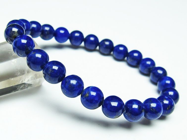 2021年最新入荷 ラピスラズリ ブレスレット 8mm 瑠璃 ブレス bracelet lapis lazuli 9月 12月の誕生石 七宝 開運  風水 メンズ ディース 一点物 メール便可 M便 1 10 111-31060 www.servitronic.eu