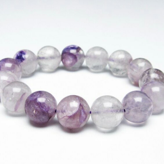 チャロアイト ブレスレット 14mm エンジェルシリカ charoite bracelet チャロ石 ブレス メンズ レディース パワーストーン 天然石 一点物 [送料無料] 111-31992