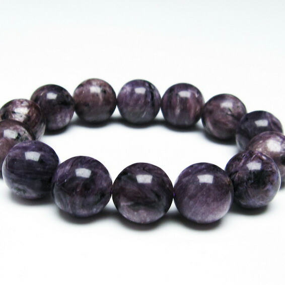 チャロアイト ブレスレット 16mm charoite bracelet チャロ石 ブレス メンズ レディース パワーストーン 天然石 一点物 [送料無料] 111-32145