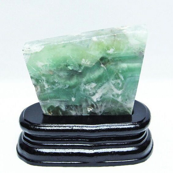 エンジェルフェザー フローライト 原石 fluorite フロースパー 蛍石 螢石 置物 ほたる石 インテリア パワーストーン 天然石 台座付属 一点物 送料無料 181-2738