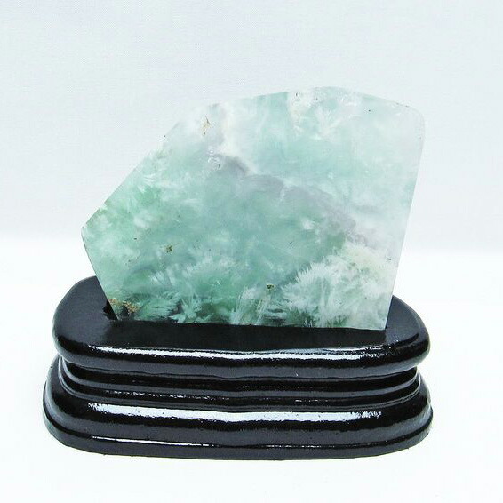 エンジェルフェザー フローライト 原石 fluorite フロースパー 蛍石 螢石 置物 ほたる石 インテリア パワーストーン 天然石 台座付属 一点物 送料無料 181-2741