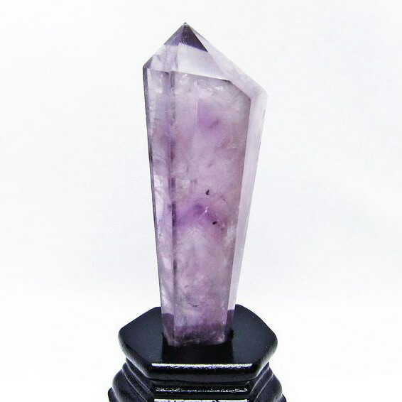 楽天市場】1.2Kg アメジスト 六角柱 アメシスト ポイント 原石 置物 紫