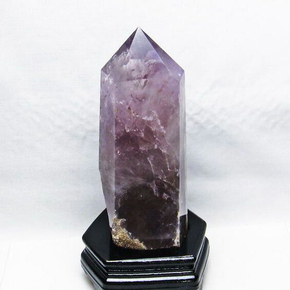 楽天市場】2.1Kg アメジスト 六角柱 アメシスト ポイント 原石 置物 紫