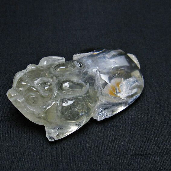 楽天市場】◇蓄財・招財◇ 天然 水晶 貔貅 ヒキュウ 彫刻 置物◇高品質