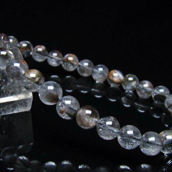 楽天市場】プラチナルチル ブレスレット 13mm プラチナルチルクォーツ