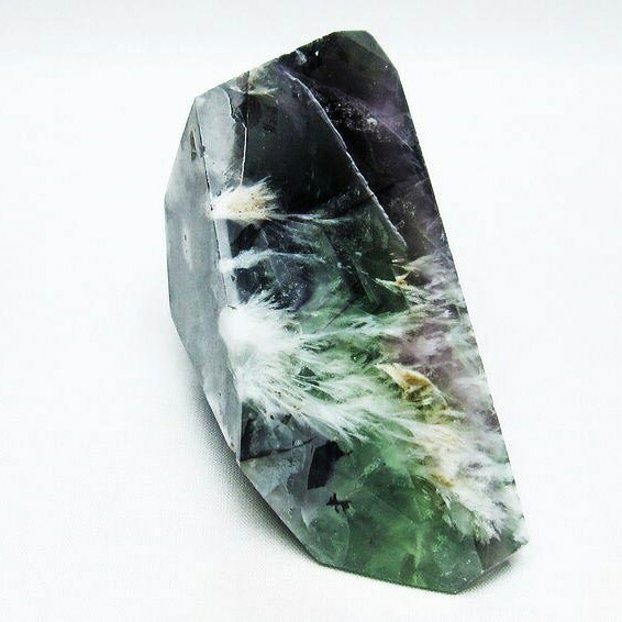 エンジェルフェザー フローライト 原石 蛍石 fluorite ほたる石 一点物 送料無料 181-3011｜天然石・パワーストーンの東昇