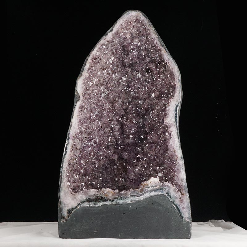 アメジストドーム 39.9Kg ブラジル産 晶洞 アメジストカペーラ amethyst dome 玄関 原石 ジオード 巨大ドーム 天然石 クラスター 浄化 開運 風水 送料無料 一点物 174-1501｜天然石・パワーストーンの東昇