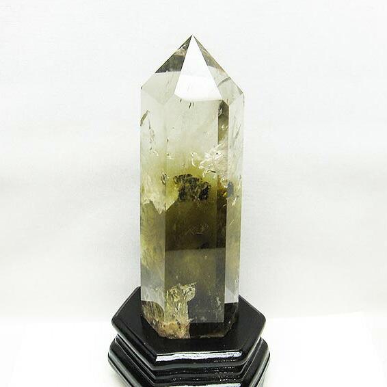 シトリン 六角柱 シトリンクォーツ ポイント citrine quartz 黄水晶 イエロー 台座付属 一点物 送料無料 152-2885｜天然石・パワーストーンの東昇