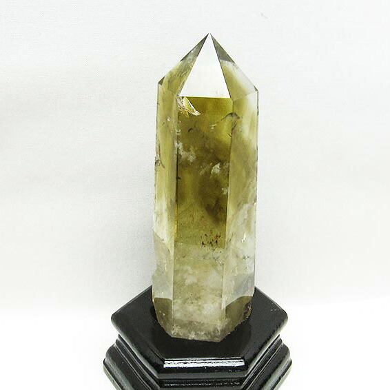 シトリン 六角柱 シトリンクォーツ ポイント citrine quartz 黄水晶 イエロー 台座付属 一点物 送料無料 152-2937｜天然石・パワーストーンの東昇