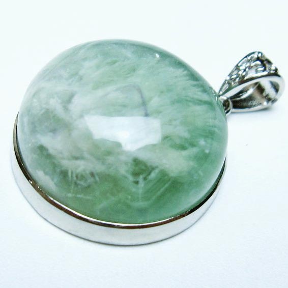 エンジェルフェザー フローライト ペンダント fluorite pendant 蛍石 ほたる石 ペンダントトップ 一点物 送料無料 112-12093