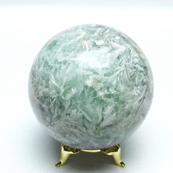 楽天市場】エンジェルフェザー フローライト 丸玉 54mm 台座付属