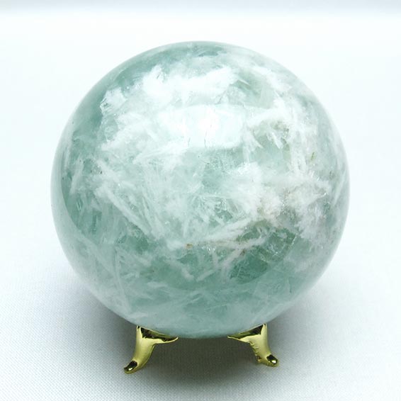 楽天市場】エンジェルフェザー フローライト 丸玉 52mm 台座付属