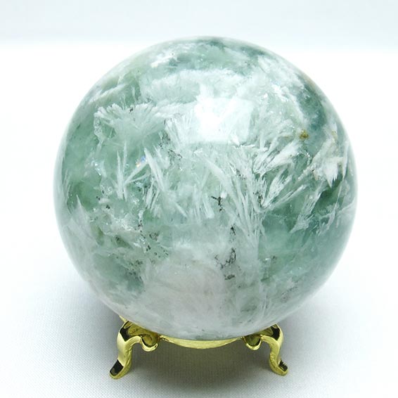 エンジェルフェザー フローライト 丸玉 70mm 台座付属 スフィア fluorite 螢石 蛍石 ほたる石 一点物 送料無料 151-7296｜天然石・パワーストーンの東昇