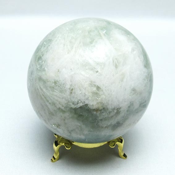 エンジェルフェザー フローライト 丸玉 69mm 台座付属 蛍石 fluorite スフィア ほたる石 球体 玉 一点物 送料無料 151-7324
