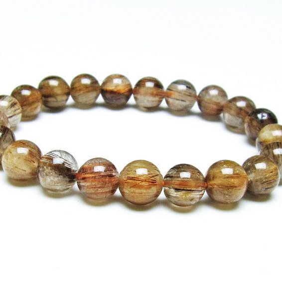 楽天市場】タイチンルチルクォーツ ブレスレット 13mm ルチルクォーツ