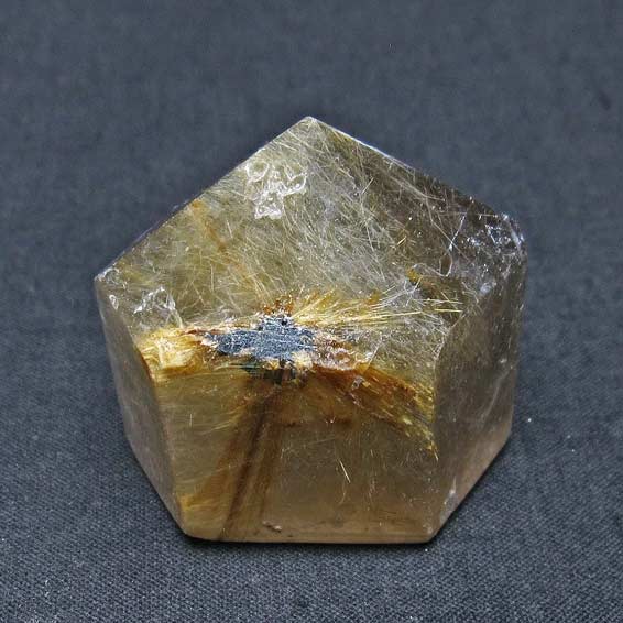 楽天市場】ルチルクォーツ ポイント タイチンルチル 六角柱 ルチレイ