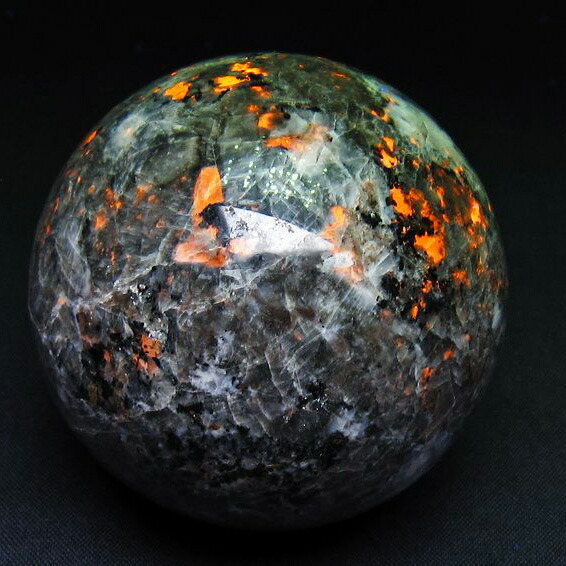 希少　大玉ユーパーライト スフィア 原石 天然石　鉱物標本　丸玉 楽天市場】5A 蛍光 レア天然石 ユーパーライト スフィア 丸玉 約