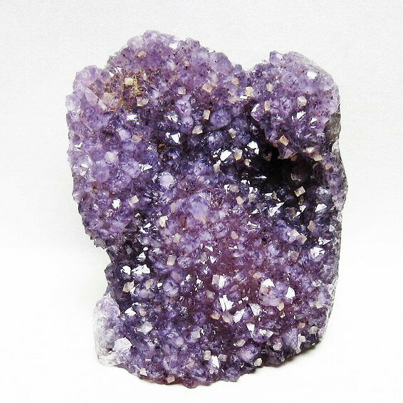 アメジスト 原石 アメジスト クラスター 花型 ウルグアイ産 アメシスト 浄化 amethyst アメティスタ カルサイト付き パワーストーン 天然石 一点物 送料無料 182-6667