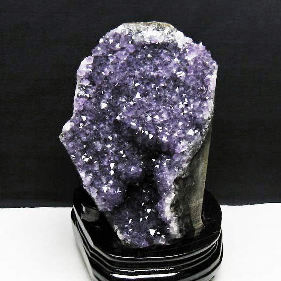 アメジスト クラスター 2.7Kg アメジスト 原石 花型 ウルグアイ産 cluster アメシスト amethyst 浄化 台座付属 ametista 一点物 送料無料 192-657｜天然石・パワーストーンの東昇