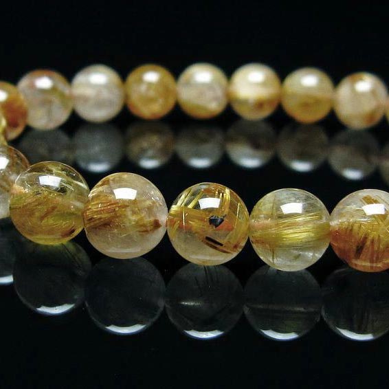 楽天市場】＼P5倍＆最大2,000円OFF／ ルチルクォーツ ブレスレット 8mm