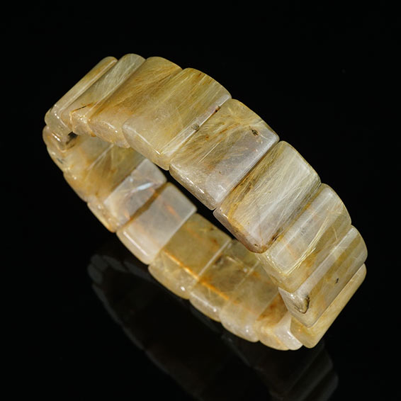 タイチンルチルクォーツ バングル ルチルクォーツ bangle ルチレイテッドクォーツ 一点物 送料無料 111-42316｜天然石・パワーストーンの東昇