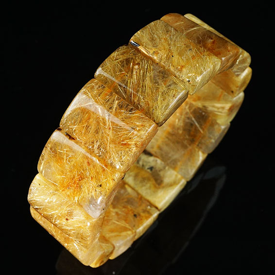タイチンルチルクォーツ バングル ルチルクォーツ bangle ルチレイテッドクォーツ 一点物 送料無料 111-42351｜天然石・パワーストーンの東昇 20,625円