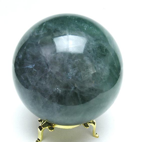 1.8Kg フローライト 丸玉 101mm 台座付属 螢石 スフィア 蛍石 置物 fluorite ほたる石 一点物 送料無料 151-6586