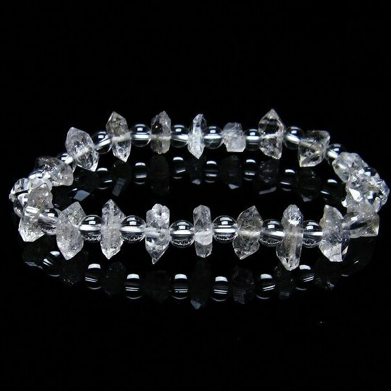 オイルインクォーツ ブレスレット 石油入り水晶 ブレス bracelet 一点物 送料無料 111-27169