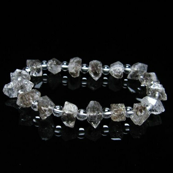 オイルインクォーツ ブレスレット 石油入り水晶 ブレス bracelet 一点物 送料無料 111-27186