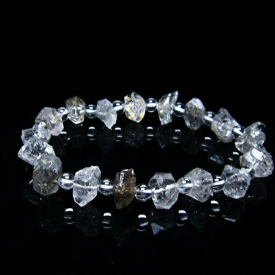 オイルインクォーツ ブレスレット 石油入り水晶 ブレス bracelet 一点物 送料無料 111-27191