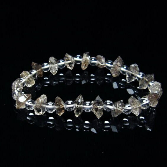 オイルインクォーツ ブレスレット 石油入り水晶 ブレス bracelet 一点物 送料無料 111-27197