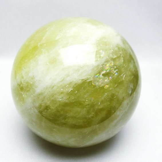 2.2Kg シトリン 丸玉 121mm 台座付属 シトリンクォーツ スフィア 玉 球体 一点物 送料無料 161-825｜天然石・パワーストーンの東昇