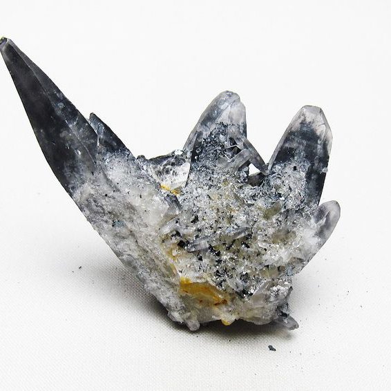 レーザークリスタル クラスター スティブナイト入り 原石 輝安鉱 一点物 送料無料 172-3408｜天然石・パワーストーンの東昇