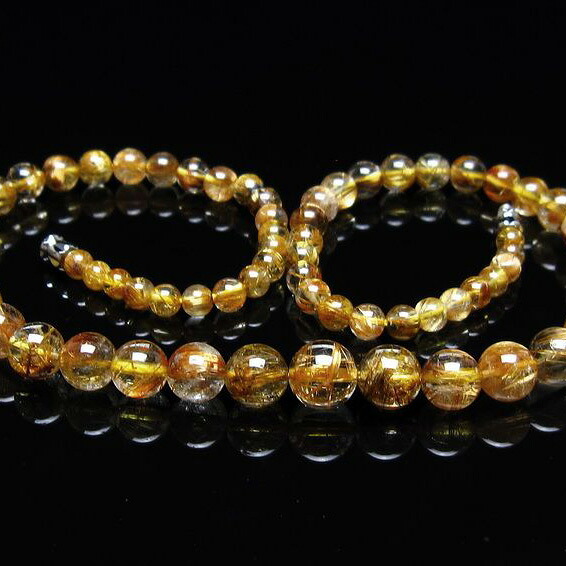 タイチンルチルクォーツ ネックレス ルチルクォーツ necklace ルチレイテッドクォーツ 一点物 送料無料 113-584 19,454円