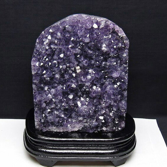 2.6Kg アメジスト 原石 アメジスト クラスター ウルグアイ産 フラワーアメジスト amethyst アメシスト パワーストーン 天然石 ametista 台座付属 一点物 送料無料 192-690 18,750円
