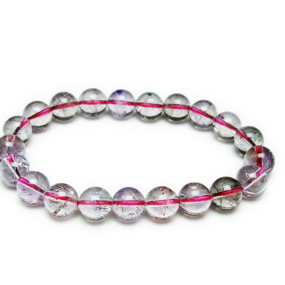 楽天市場】○3A+【スーパーセブン ブレスレット】約7.5mm-8mm×25珠 7