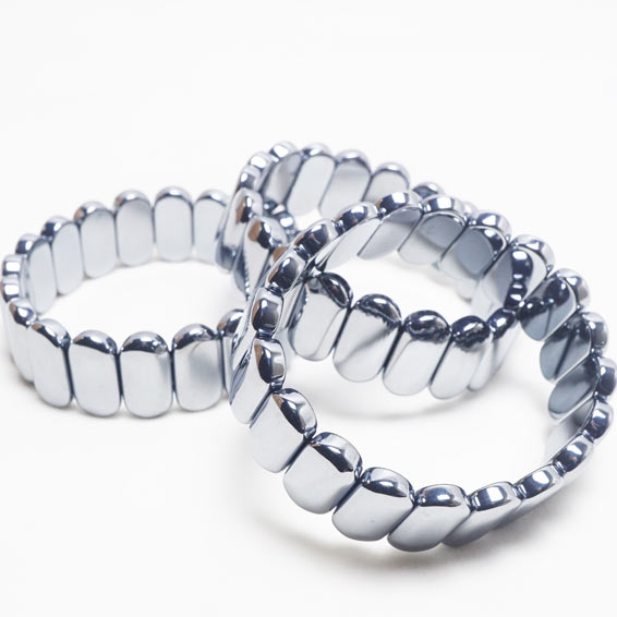 スーパーパワーブレスレット希少なアルタイ隕石12mm テラヘルツ64面B