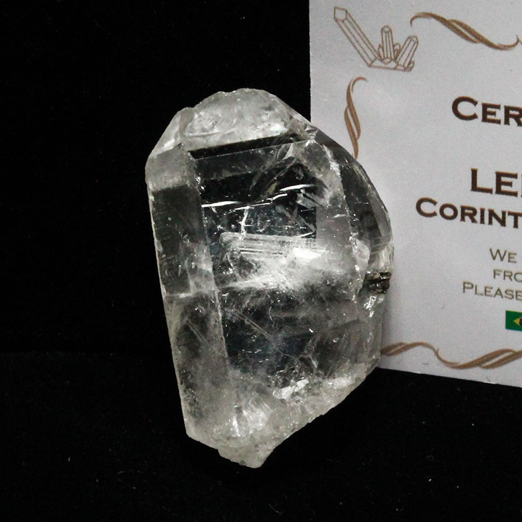 レムリアンシード クリスタル 水晶 原石 ファントム ブラジル ミナスジェライス州 コリント産 証明書付属 浄化 天然水晶 すいしょう 一点物 送料無料 271-315