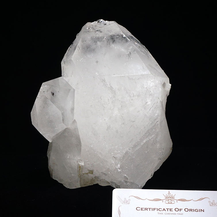 1.3Kg 水晶 クラスター ブラジル ミナスジェライス州 コリント産 証明書付属 レムリアンシード クリスタル 浄化 天然水晶 すいしょう 一点物 送料無料 282-225